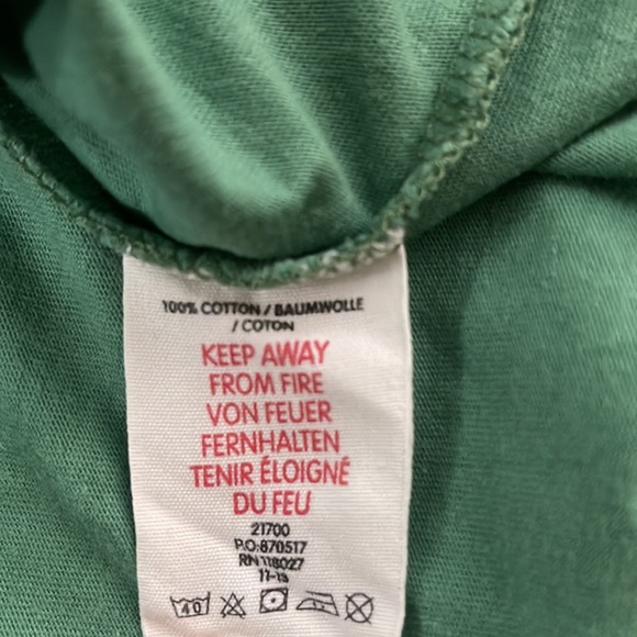 ⛔️SOLD⛔️ Mini Boden Youth Green Tee sz 9-10Y - Picture 7 of 7